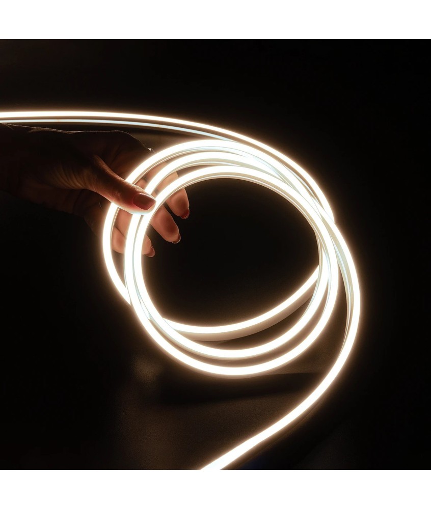 kelvo® NEONPRO KLV-101-0062 Ταινία Neon Flex LED 10W-m 1250lm-m 120° DC 48V Αδιάβροχο IP65 120 x SMD2835 Chip-m Φυσικό Λευκό 4500K Dimmable - Lumileds SMD Chip - Μ100 x Π0.6 x Υ1.2cm - 6 Χρόνια Εγγύηση